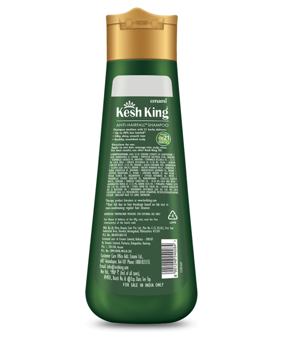 Kesh King Ayurvedic Shampoo 340ml Kesh King Ayurvedic Hair Shampoo 340 ml