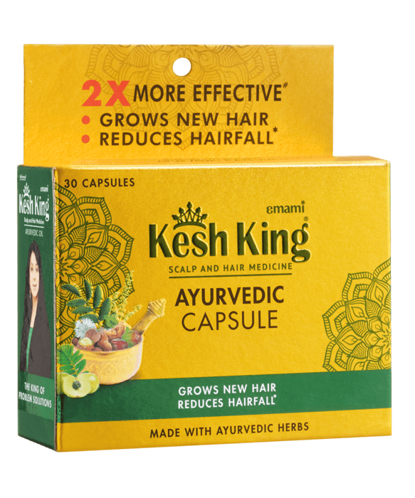 Kesh King Ayurvedic Hair Capsule (30 capsules) Ayurvedic Capsule for Hair Fall